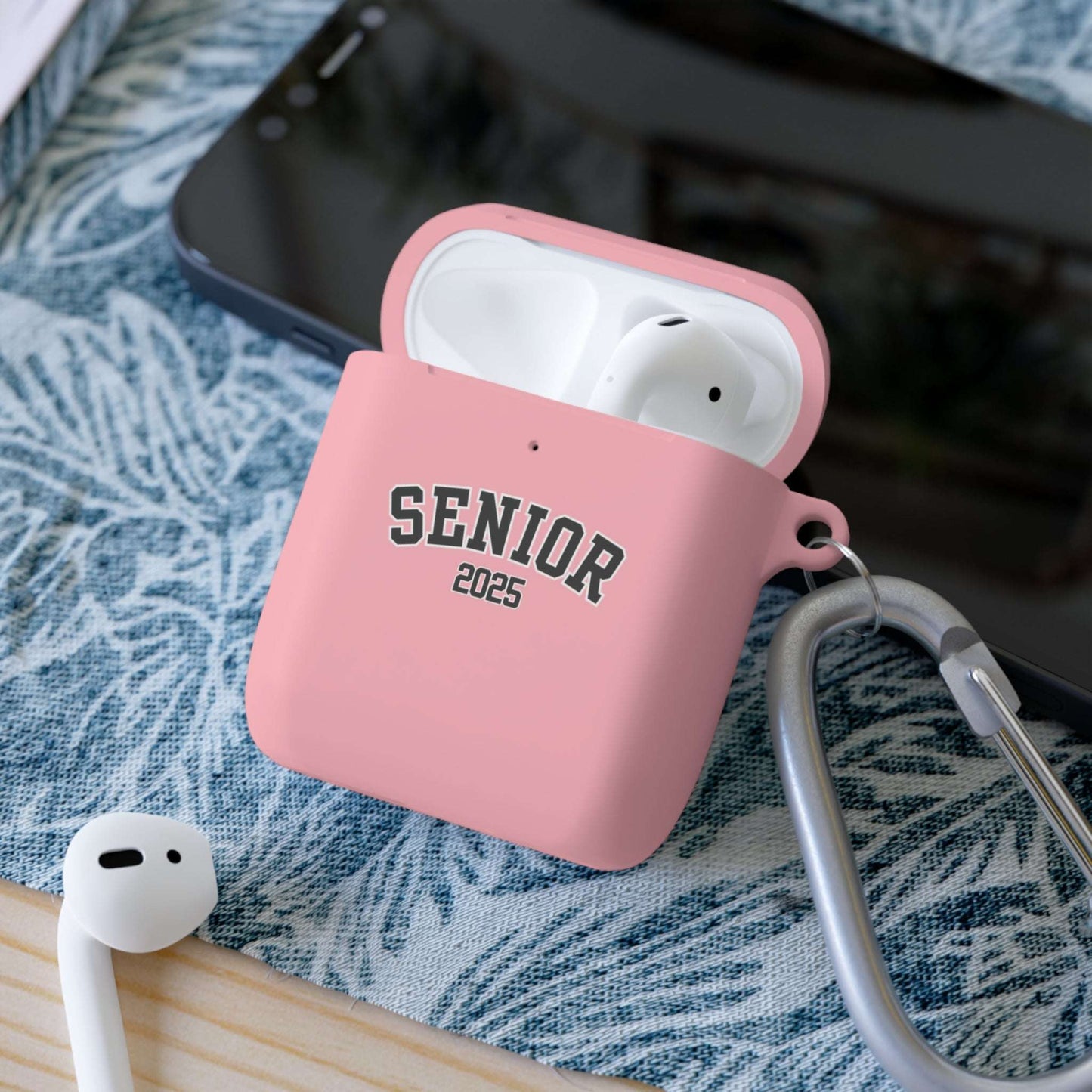 airpods  case, pink, senior 2025, senior gift, protective case