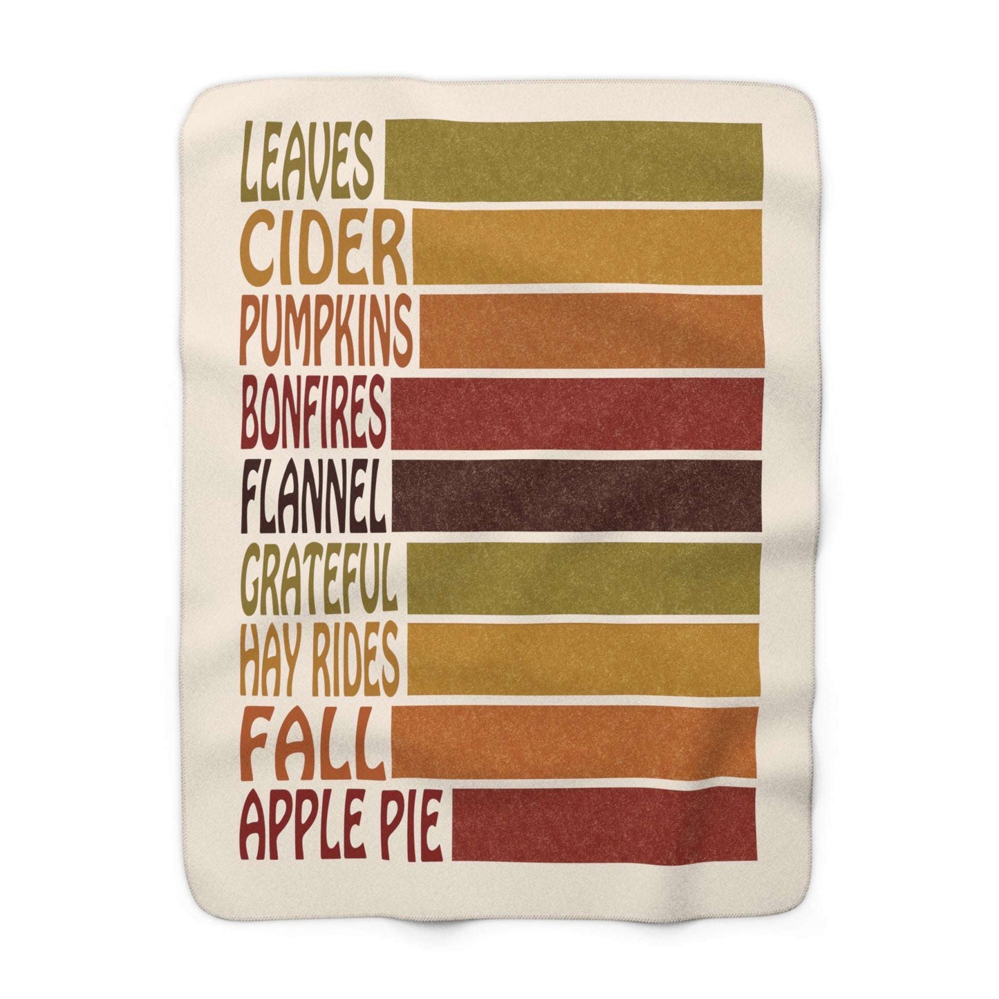 fall word collage, sherpa fleece blanket, holiday home, autumn vibes