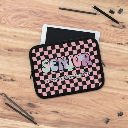 Senior pastel 2025, laptop sleeve, graduation gift, senior year, class of 2025, 10"