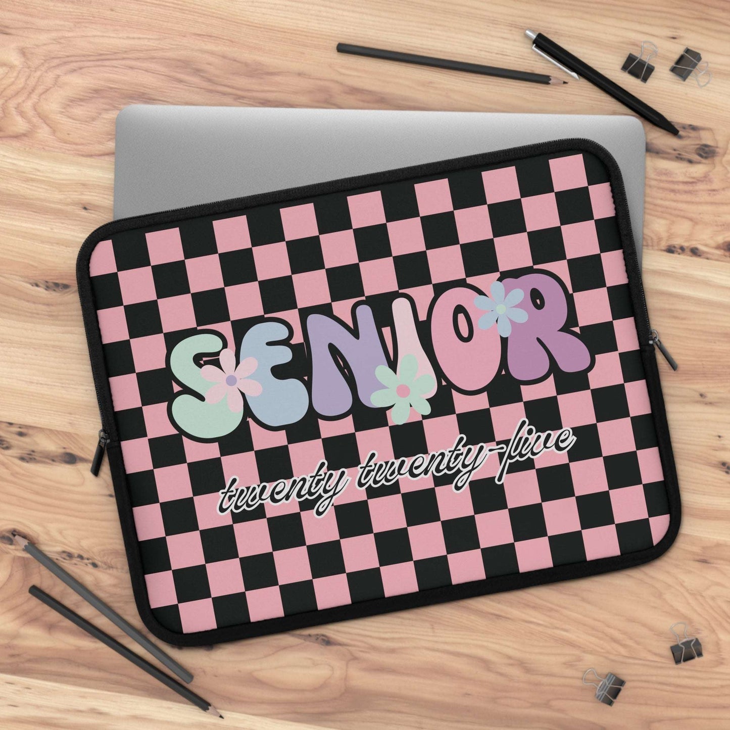 Senior pastel 2025, laptop sleeve, graduation gift, senior year, class of 2025, 17"