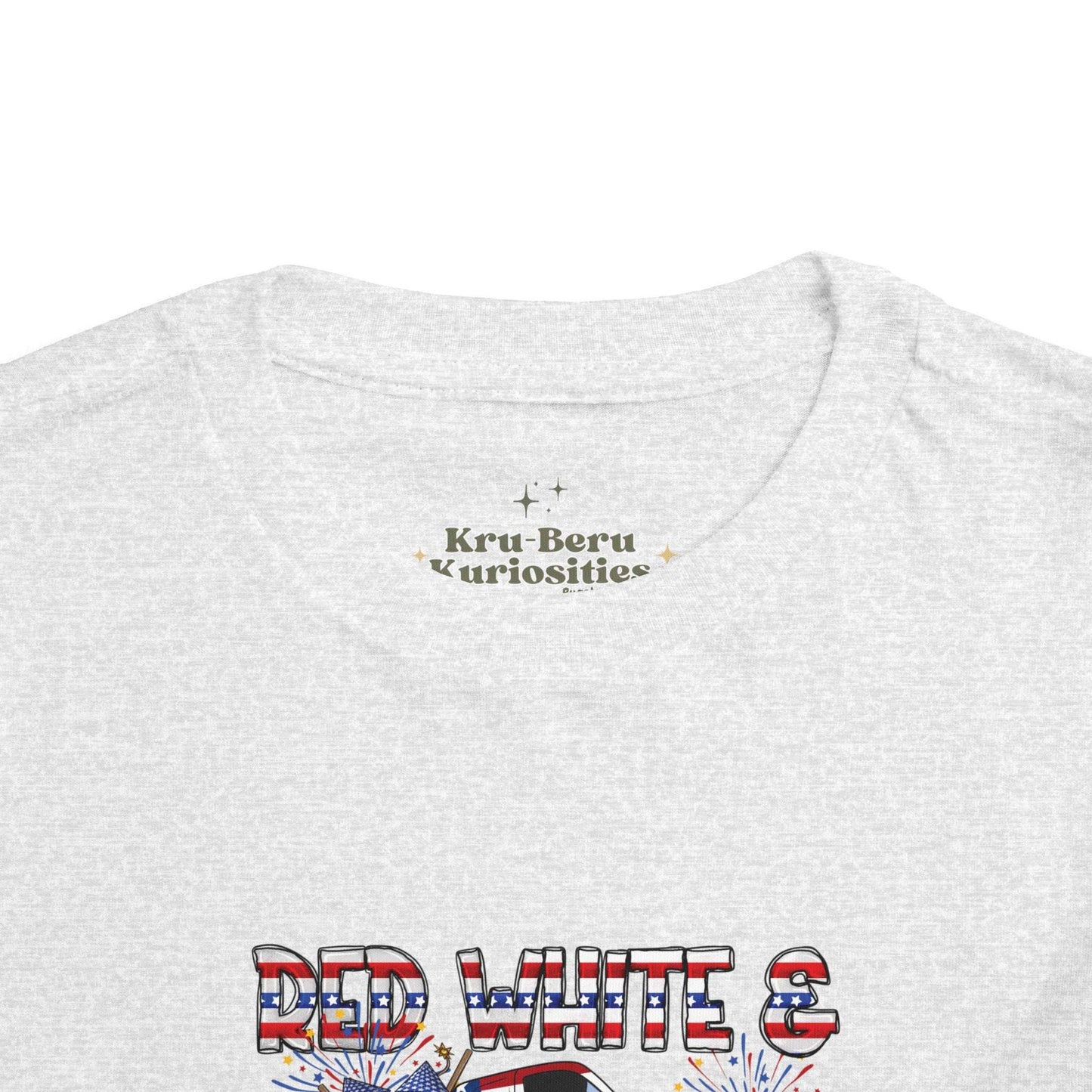 Red, White, & Boom- Toddler Boys T-Shirt - Perfect for 4th of July Celebrations