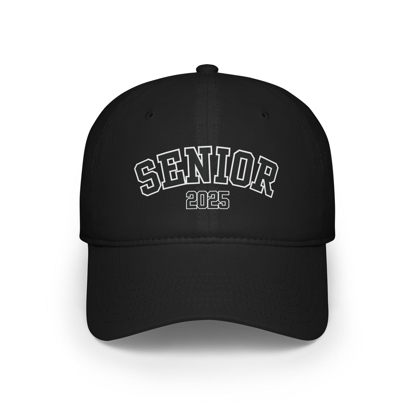 senior 2025, baseball cap, hats, boys hats, girls hats, back to school, black