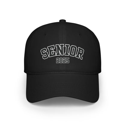 senior 2025, baseball cap, hats, boys hats, girls hats, back to school, black