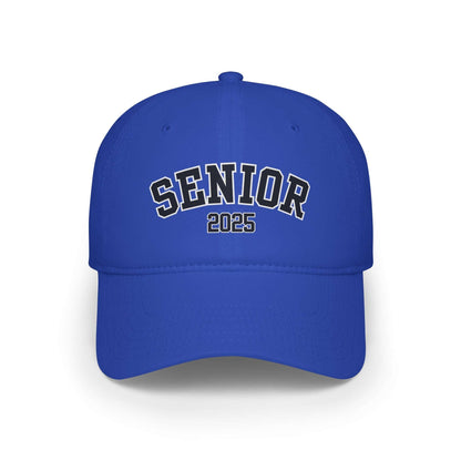 senior 2025, baseball cap, hats, boys hats, girls hats, back to school, blue