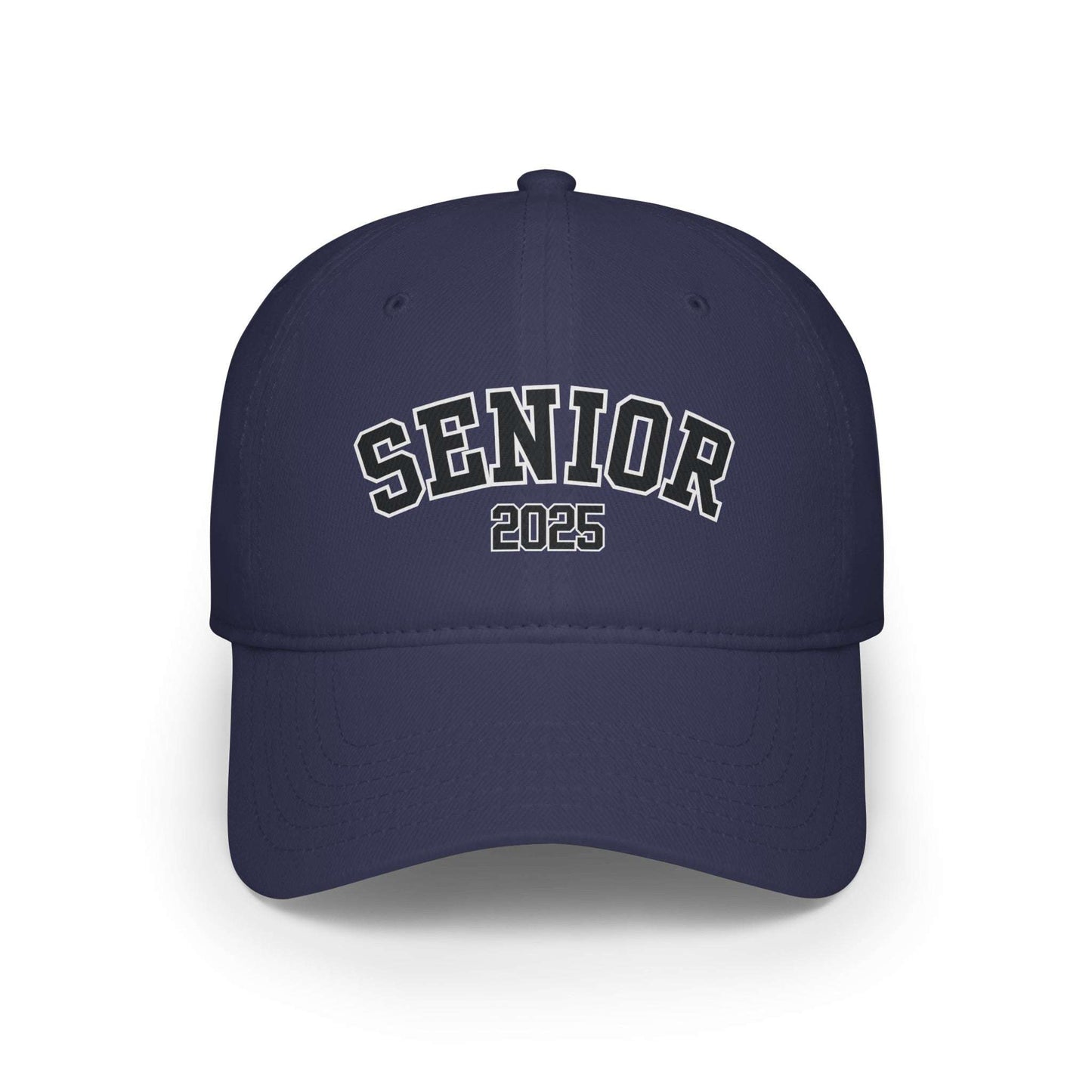 senior 2025, baseball cap, hats, boys hats, girls hats, back to school, navy