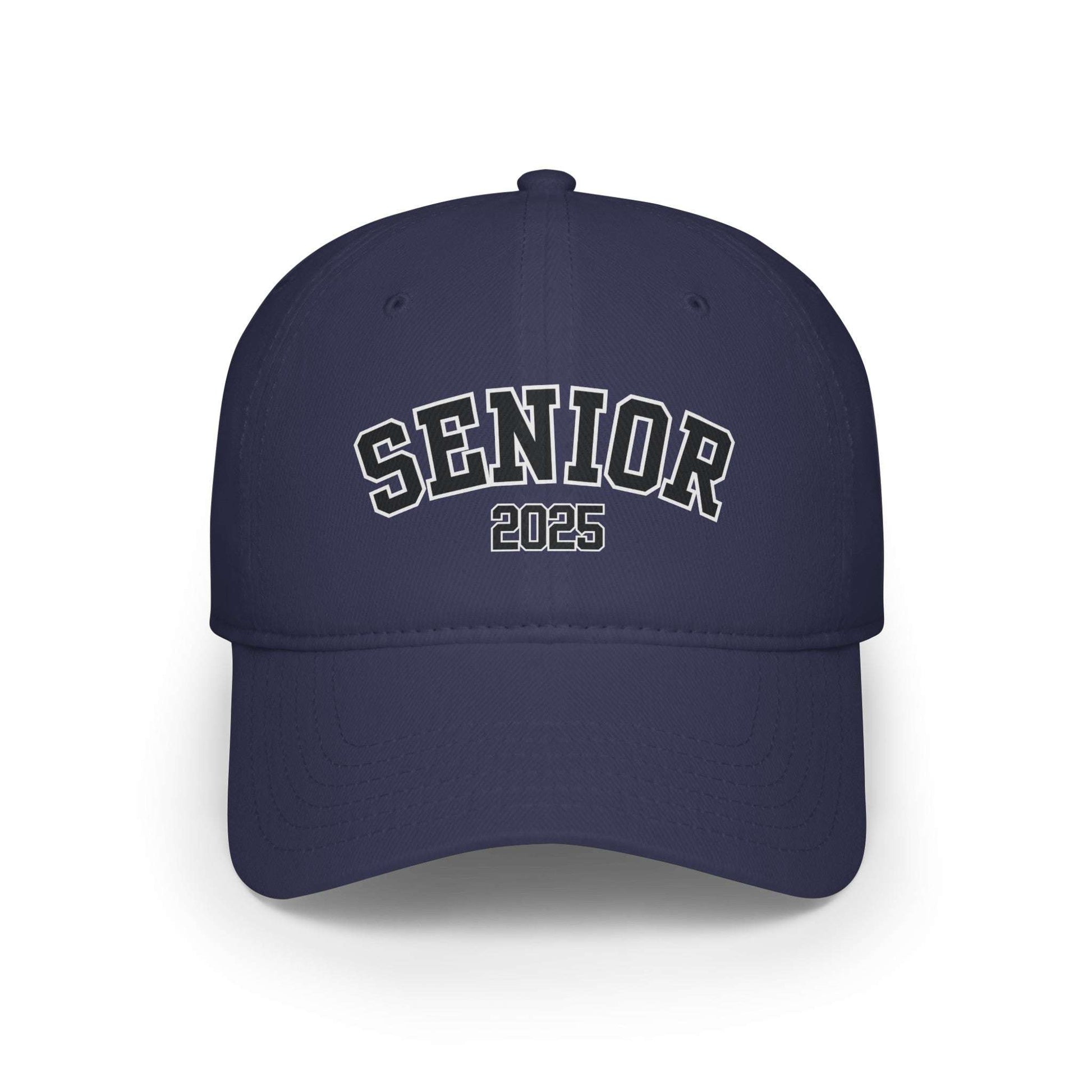 senior 2025, baseball cap, hats, boys hats, girls hats, back to school, navy