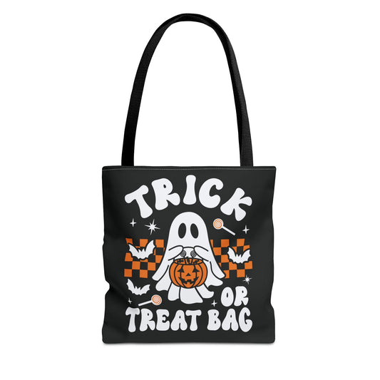 trick or treat bag, halloween gear, tote bag, reusable