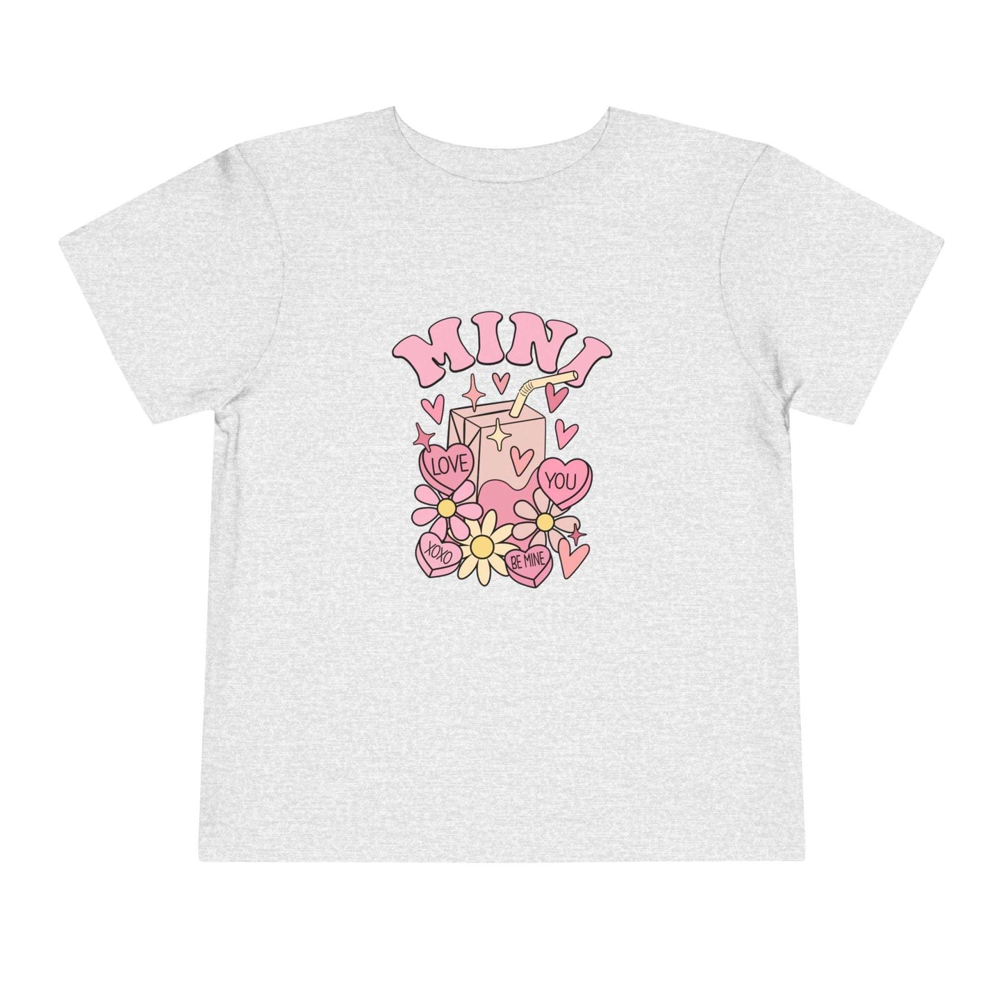 valentines day, matching shirt, mama and mini, toddler tee, athletic heather