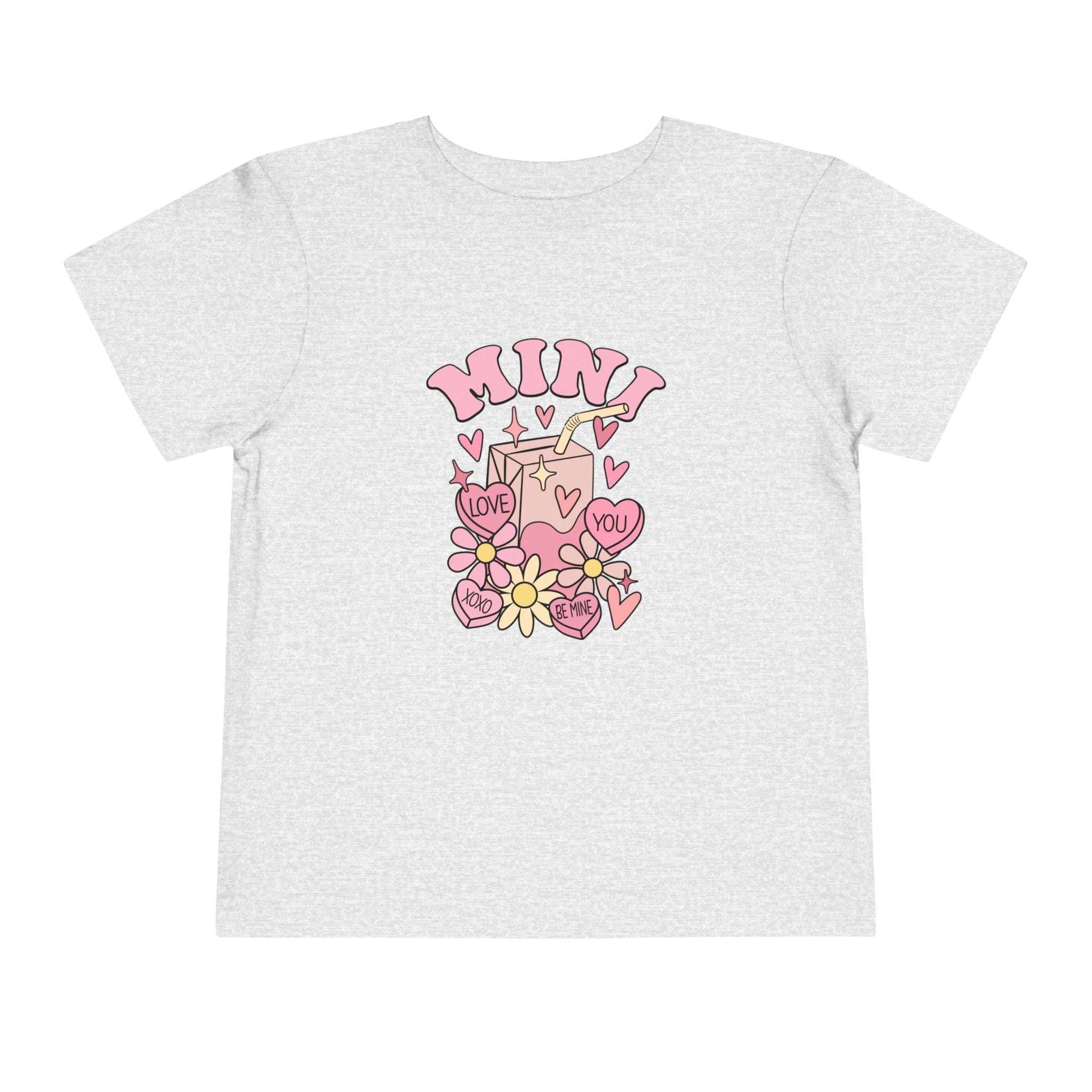 valentines day, matching shirt, mama and mini, toddler tee, athletic heather